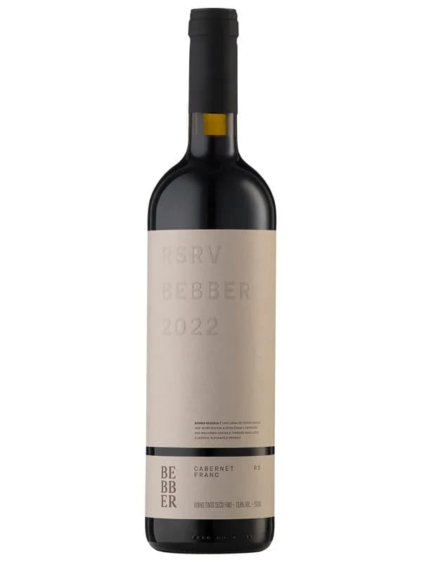 Vinho Fino Tinto Seco Bebber Reserva Cabernet Franc