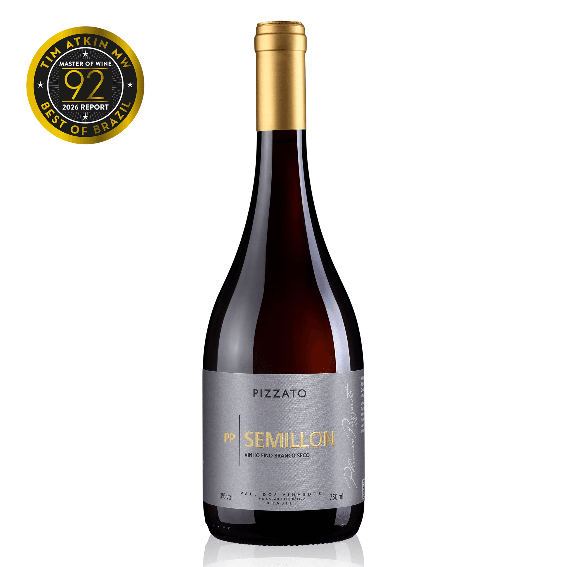 Vinho Fino Branco Seco Pizzato Semillon PP