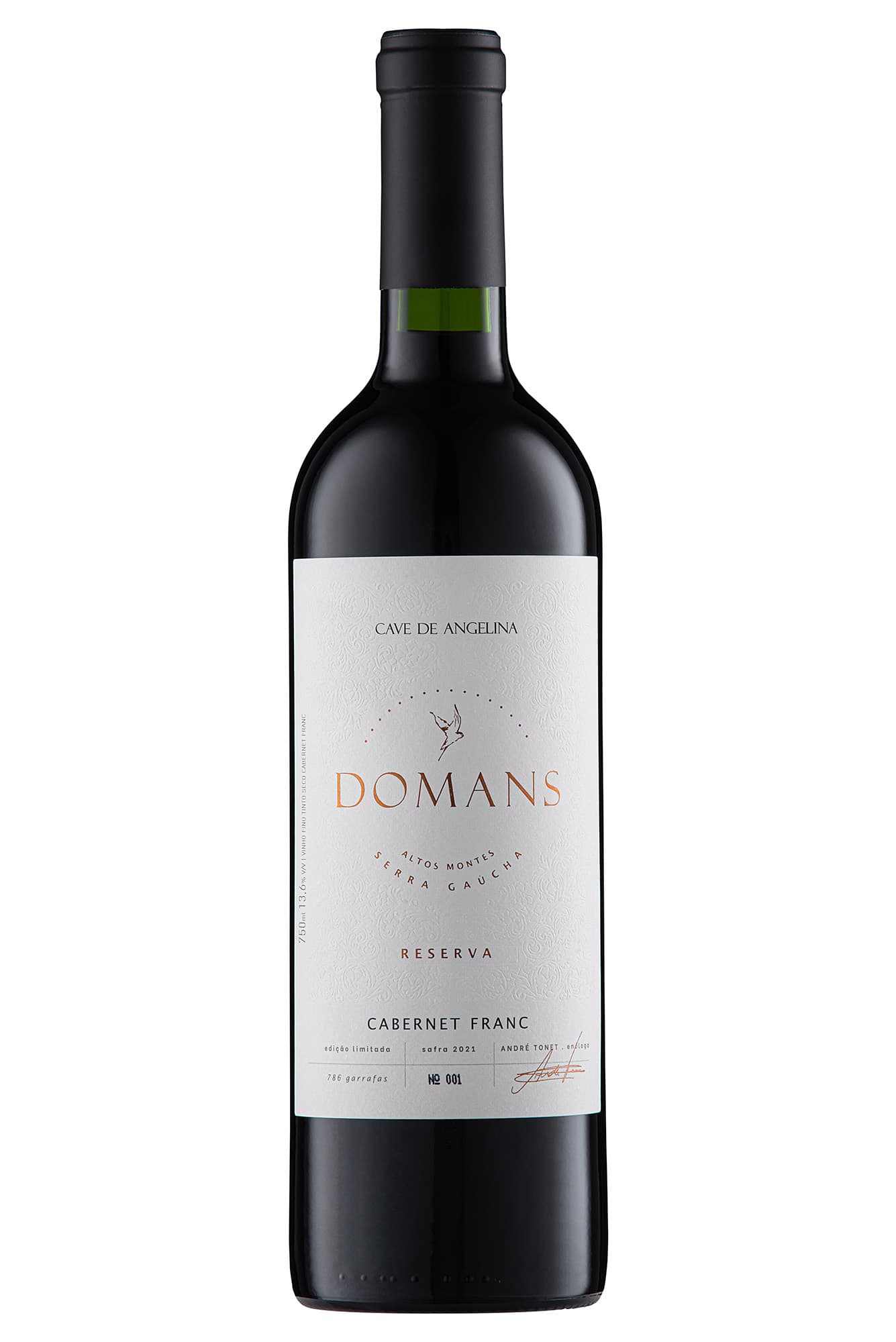 Vinho Fino Tinto Seco DOMANS RESERVA CABERNET FRANC